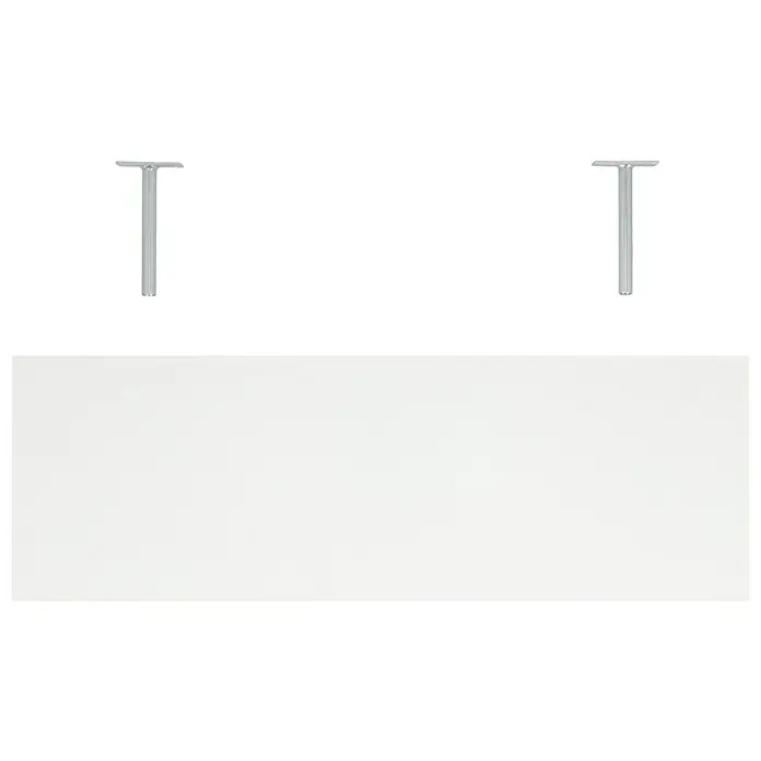 Dolle Wandboard Big Boy - L x B x H: 90 x 30 x 5 cm, Weiß, Belastbarkeit: 30 kg - Draufsicht