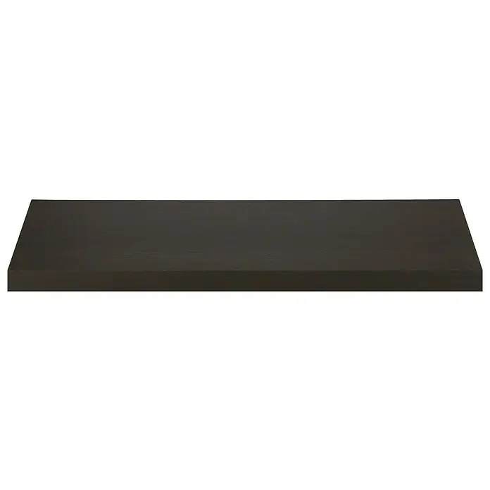 Dolle Wandboard Big Boy - L x B x H: 90 x 25 x 5 cm, Mocca, Belastbarkeit: 30 kg - Vorderansicht