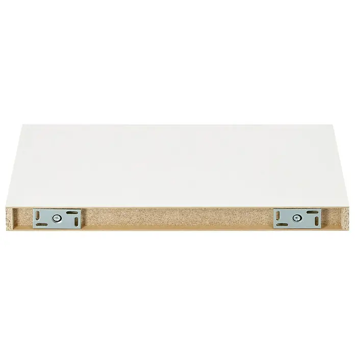 Dolle Wandboard Big Boy - L x B x H: 57 x 25 x 5 cm, Weiß, Belastbarkeit: 30 kg - Rückansicht