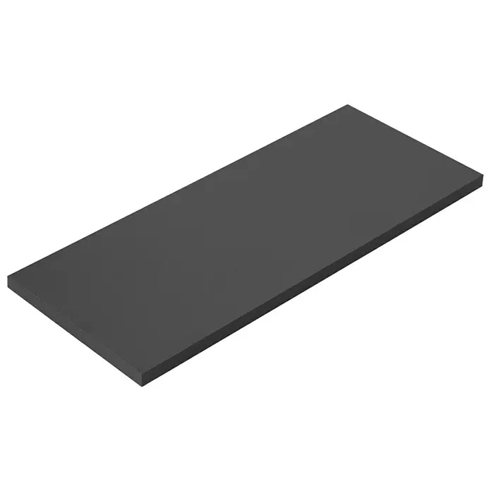 Dolle Wandboard Lite - L x B x S: 60 x 25 x 1,9 cm, Anthrazit - Diagonale Ansicht
