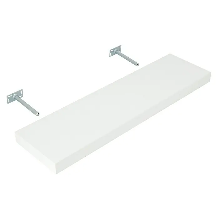 Dolle Wandboard Big Boy - L x B x H: 90 x 25 x 5 cm, Weiß, Belastbarkeit: 30 kg - Diagonale Ansicht