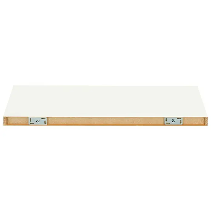 Dolle Wandboard Big Boy - L x B x H: 90 x 25 x 5 cm, Weiß, Belastbarkeit: 30 kg - Rückansicht