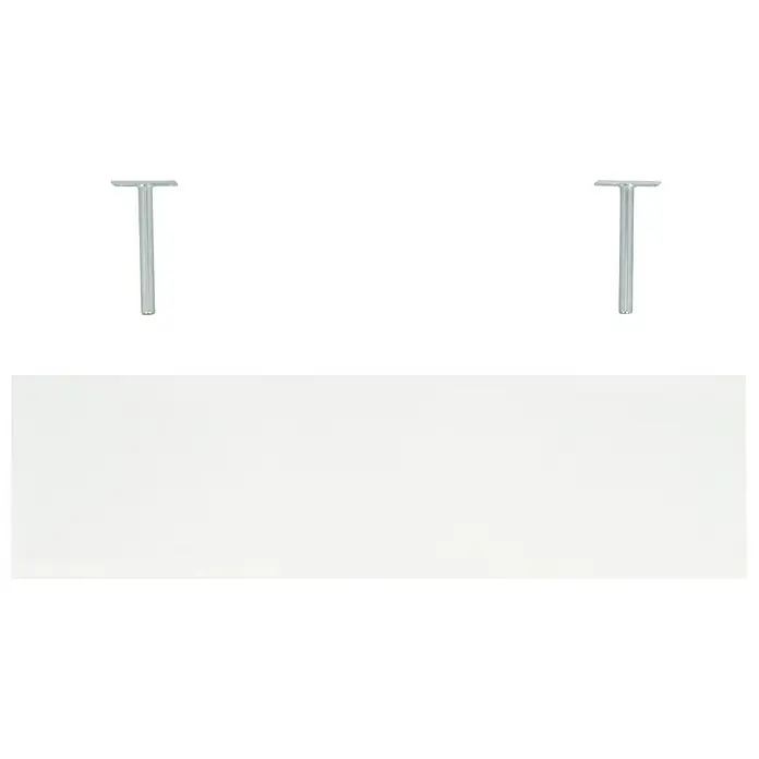 Dolle Wandboard Big Boy - L x B x H: 90 x 25 x 5 cm, Weiß, Belastbarkeit: 30 kg - Draufsicht