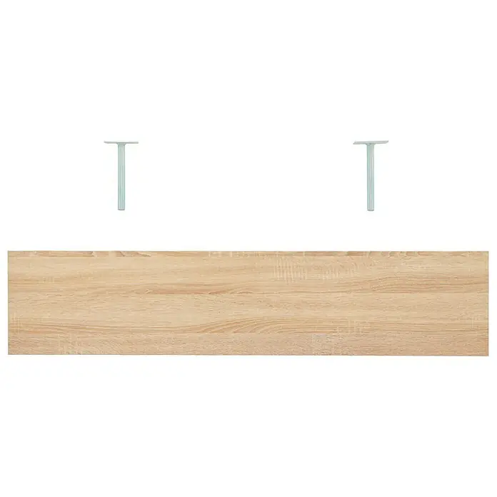 Dolle Wandboard Big Boy - L x B x H: 115 x 25 x 5 cm, Eiche, Belastbarkeit: 30 kg - Draufsicht
