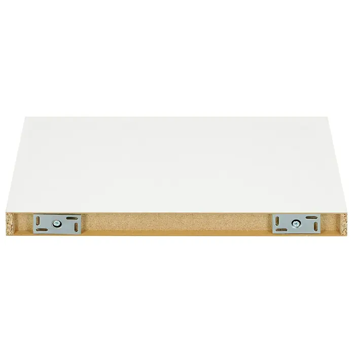 Dolle Wandboard Big Boy - L x B x H: 57 x 30 x 5 cm, Weiß, Belastbarkeit: 30 kg - Rückansicht