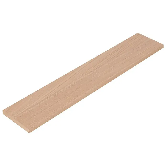Dolle Wandboard Lite Vintage - L x B x S: 80 x 15 x 2 cm, Eiche - Diagonale Ansicht
