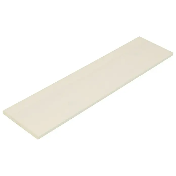 Dolle Wandboard Lite Vintage - L x B x S: 80 x 20 x 1,8 cm, Kiefer weiß - Diagonale Ansicht