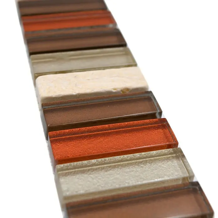 Listello tegelrand Hendon BO NB1110 - 4,8 x 30,5 cm, Grijs, Glanzend - Close-up