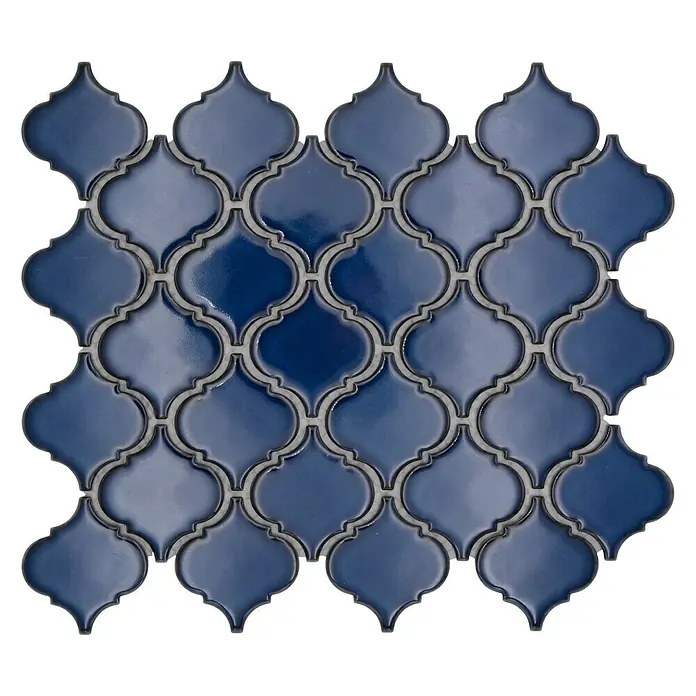 Mozaïektegel florentijn CLP 451 - 29,3 x 24,5 cm, Wit, Mat - Bovenaanzicht