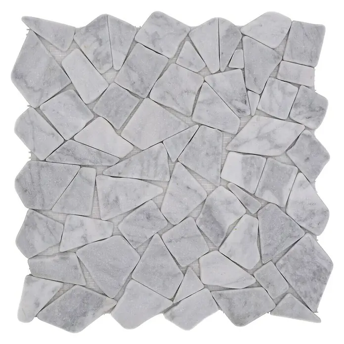 Mozaïektegel Marble White CIOT 30/2000 - 30,5 x 30,5 cm, Beige, Mat - Bovenaanzicht