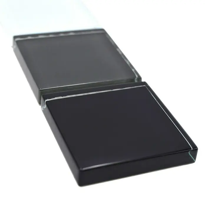 Listello tegelrand BO NB19481 - 4,8 x 30 cm, Grijs, Glanzend - Diagonaal zicht
