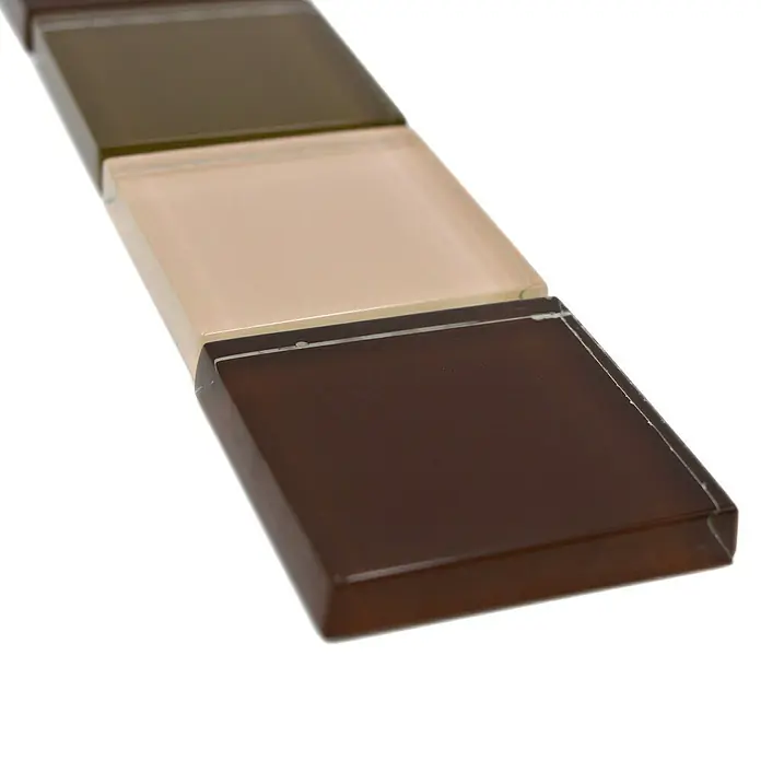 Listello tegelrand BO NB19482 - 4,8 x 30 cm, Grijs, Glanzend - Close-up