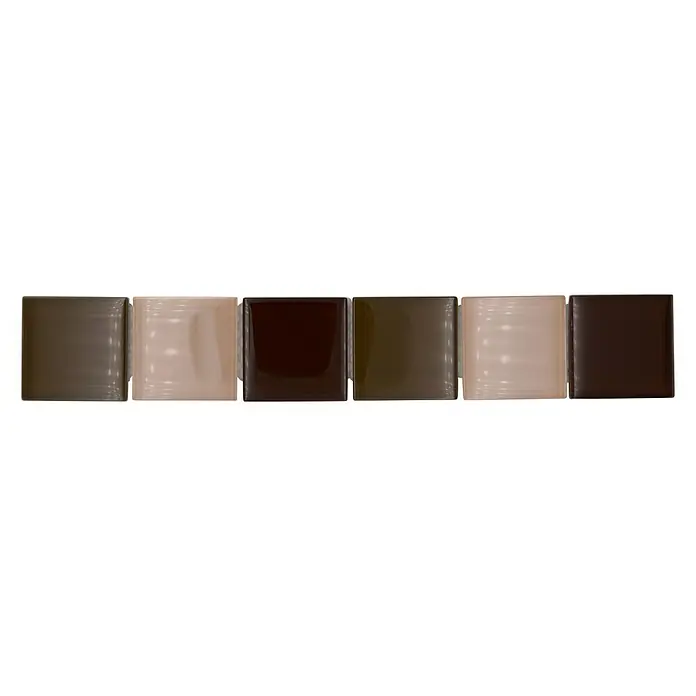 Listello tegelrand BO NB19482 - 4,8 x 30 cm, Grijs, Glanzend - Bovenaanzicht