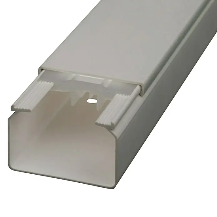Kabelkanal - L x B x H: 2 m x 60 mm x 40 mm, Weiß - Detailaufnahme
