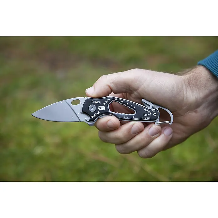 True Utility Cúter universal Smartknife - Longitud de la hoja: 55 mm, Acero inoxidable - Producto en uso