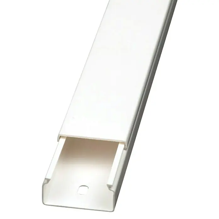 Kabelkanal - L x B x H: 2 m x 30 mm x 15 mm, Weiß - Detailaufnahme