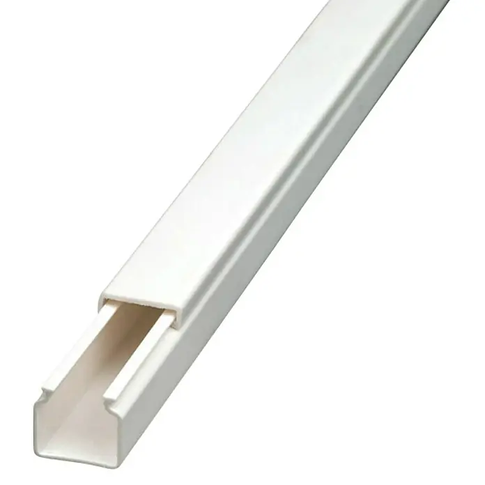 Kabelkanal - L x B x H: 2 m x 15 mm x 15 mm, Weiß - Detailaufnahme