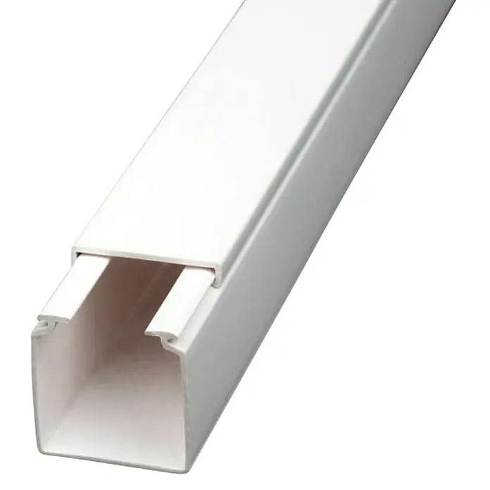 Kabelkanal - L x B x H: 2 m x 30 mm x 30 mm, Weiß - Detailaufnahme