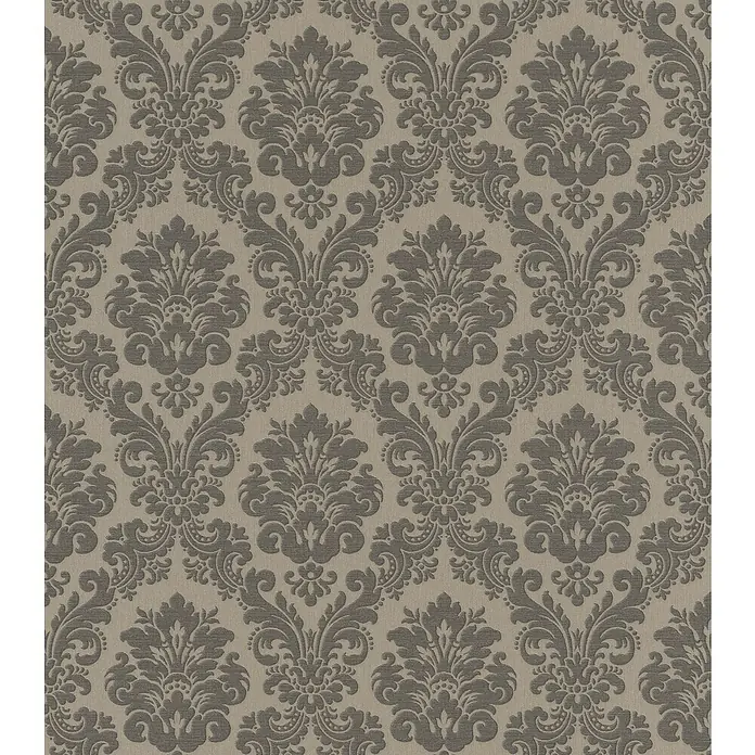 Rasch Trianon XIII Vliestapete Barock - Taupe, Ornament, 10,05 x 0,53 m - Detailaufnahme