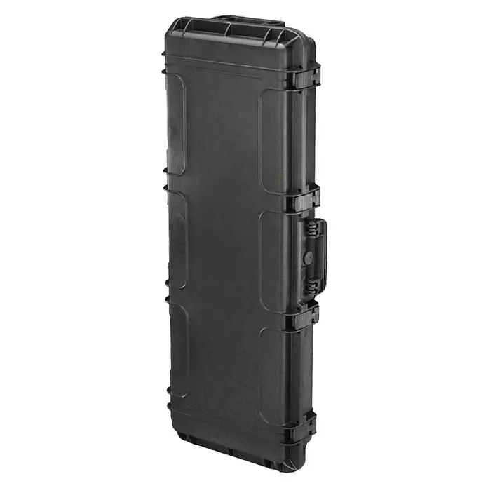 Wasserdichter Koffer MAX1100 - L x B x H: 1.177 x 450 x 158 mm, Ohne Schaumstoffeinlage, Passend für: Waffen, Schwarz, Kunststoff - Diagonale Ansicht