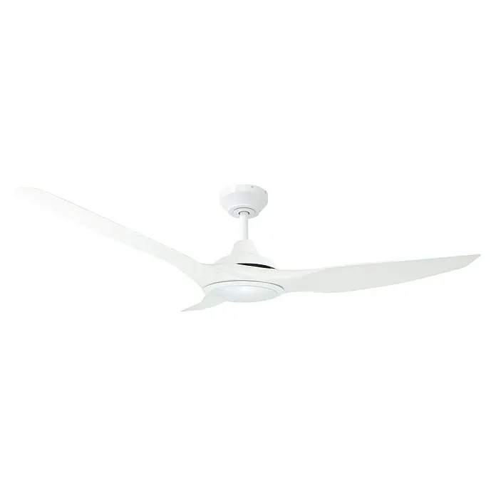 Arte confort Ventilador de techo Velez - Diámetro: 132 cm, Blanco, 30 W, DC - Vista frontal