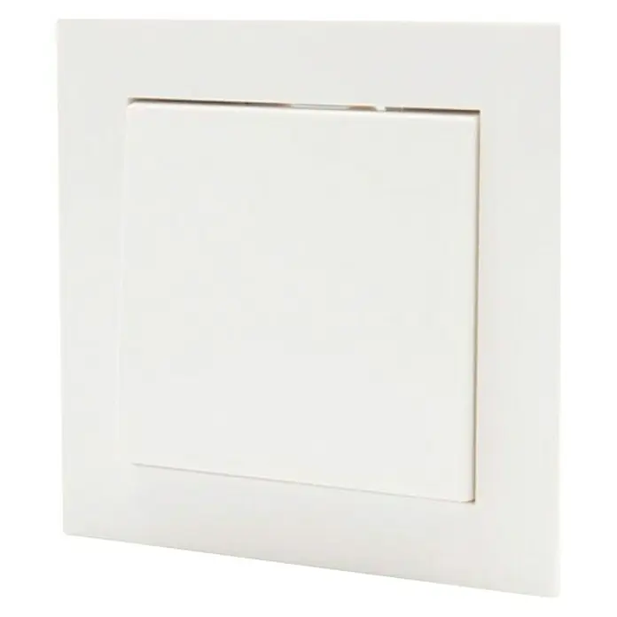 Interruptor/Conmutador London - Blanco, 10 A - Vista angular