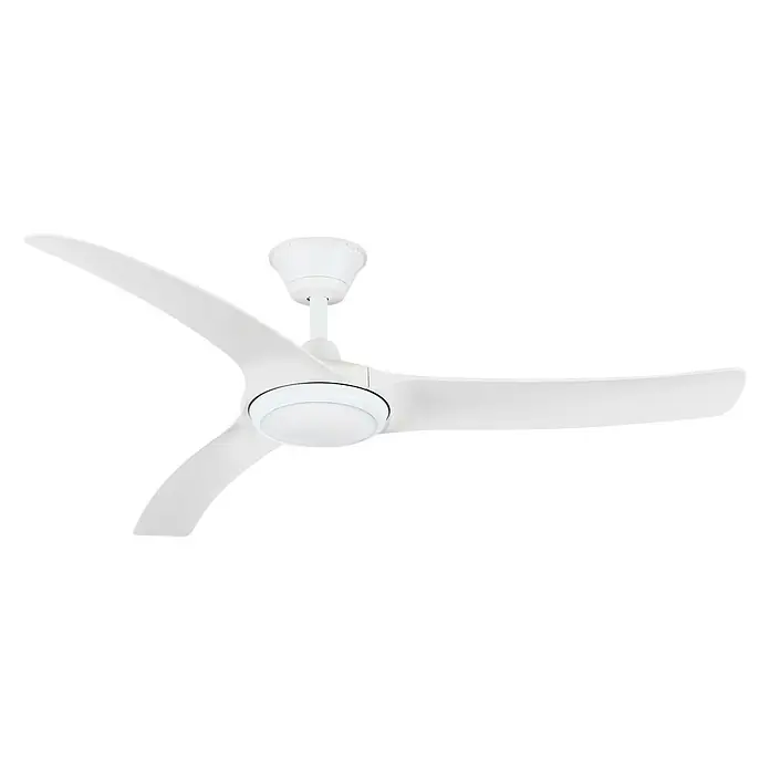 Arte confort Ventilador de techo Baquio - Diámetro: 132 cm, Blanco, 18 W, DC - Vista frontal
