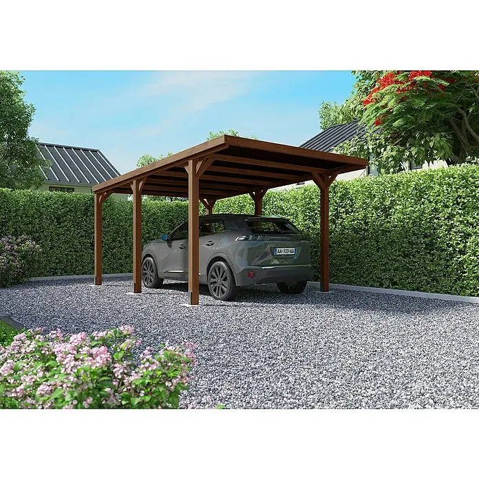 Forest-Style Carport Victor - L x An: 551 x 394 cm - Foto ambiente