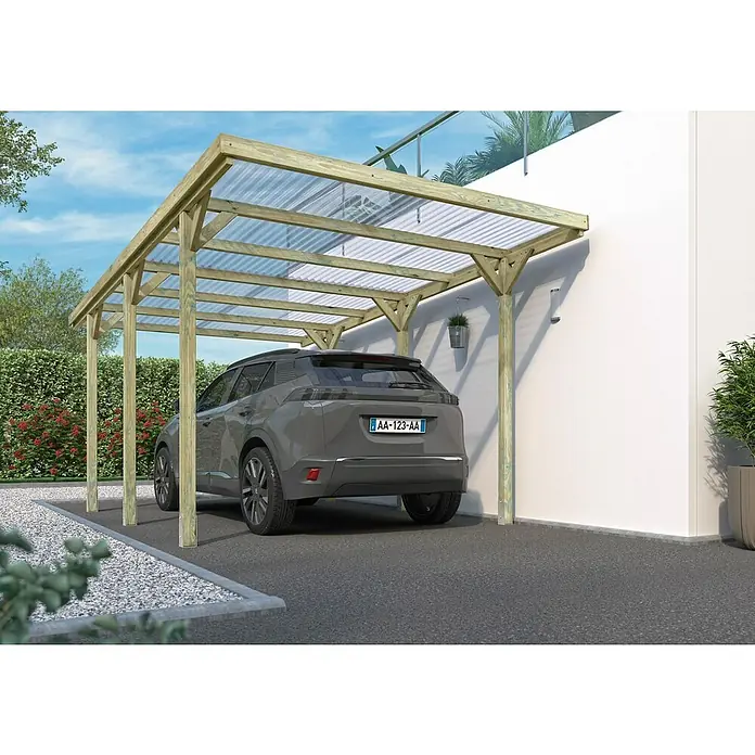 Forest-Style Carport Jean - L x An: 511 x 304 cm - Foto ambiente