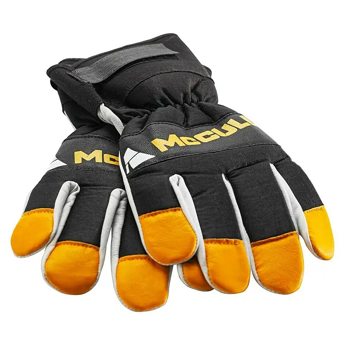 McCulloch Guantes de jardinería - XL, Amarilo/Negro - Vista frontal