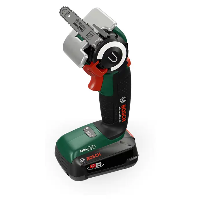 Bosch 18 V Power for All Sierra NanoBlade AdvancedCut 18 - Número de revoluciones de marcha en vacío: 7.000 r.p.m., 18 V, Sin batería