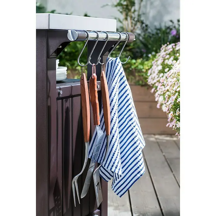 Keter Mesa de servicio Unity XL - 123,7 x 54 cm, Plástico - Foto ambiente