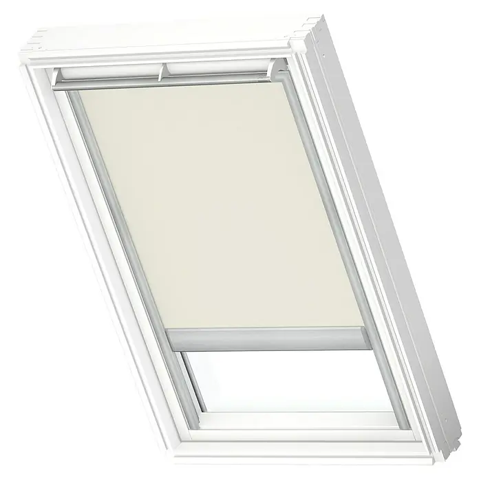 Velux Rolo za strešno okno [SI] DKL MK10 1085S - Barva: [SI] Hellbeige - 1085S, Barva tirov: [SI] Aluminium, Ročno - Pogled pod kotom