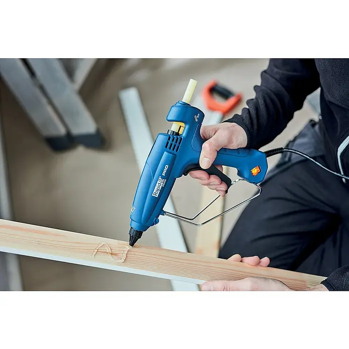 Rapid Heißklebepistole EG 320 PRO - Durchmesser Klebepatrone: 12 mm, 195 °C selbst regulierend, 120 W - Anwendungsbeispiel