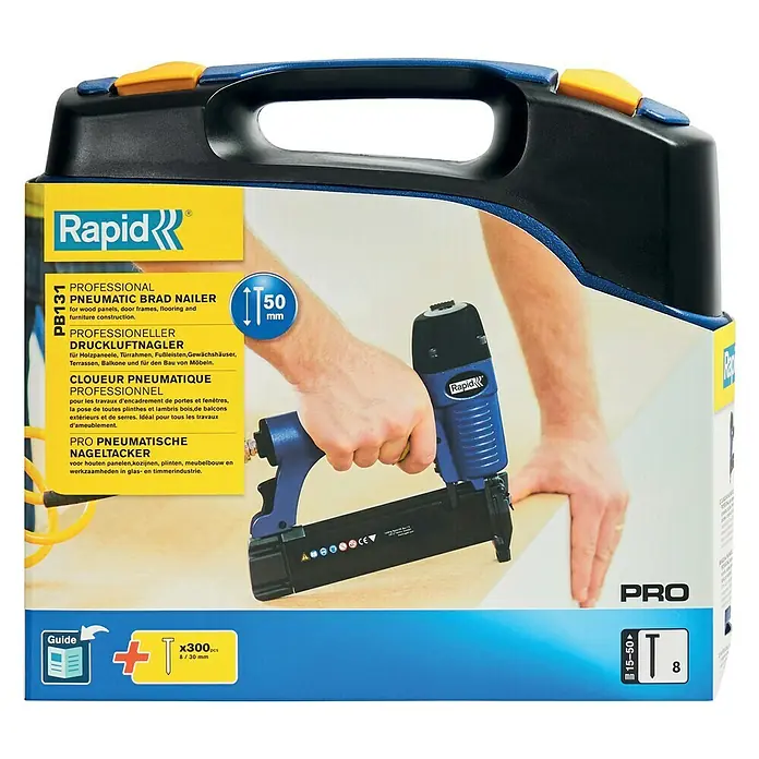 Rapid Druckluftnagler AirTac PB 131 - Länge Nagel: 15 mm - 50 mm, Geeignet für: Nageltyp 8, Pneumatisch - Vorderansicht