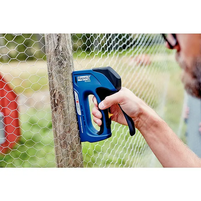 Rapid Kombi-Handtacker ALU 953 - Klammertiefe: 6 - 14 mm, Geeignet für: Klammern Typ 53 - Anwendungsbeispiel