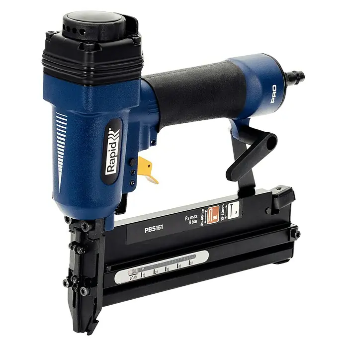 Rapid Kombidrucklufttacker AirTac PBS 151 - Länge Nagel: 15 mm - 50 mm, Geeignet für: Nageltyp 8, Pneumatisch - Diagonale Ansicht