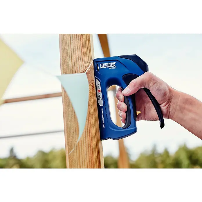 Rapid Kombi-Handtacker ALU 953 - Klammertiefe: 6 - 14 mm, Geeignet für: Klammern Typ 53 - Anwendungsbeispiel