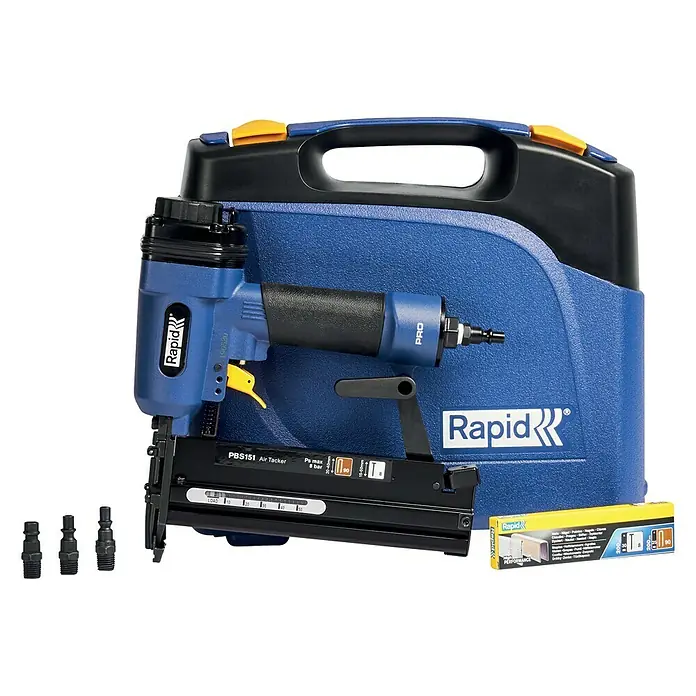 Rapid Kombidrucklufttacker AirTac PBS 151 - Länge Nagel: 15 mm - 50 mm, Geeignet für: Nageltyp 8, Pneumatisch - Diagonale Ansicht