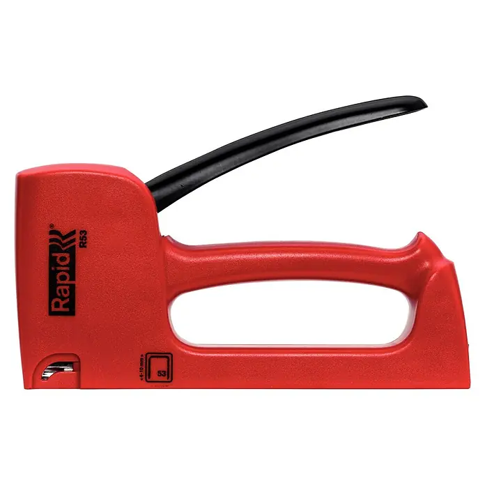 Rapid Handtacker R53E - Klammertiefe: 4 - 10 mm, Geeignet für: Klammern Typ 53 - Linke Seitenansicht