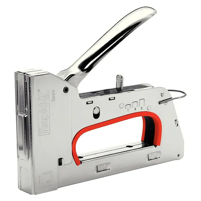 Rapid Handtacker R353E - Klammertiefe: 6 - 14 mm, Geeignet für: Klammern Typ 53 - Diagonale Ansicht