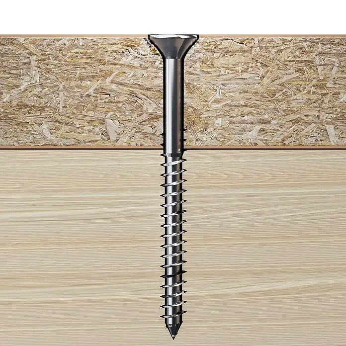 Profi Depot Tornillo para madera - Ø x L: 4 x 20 mm, 200 uds., Zincado, Ranura en forma de cruz Pozidriv - Foto ambiente