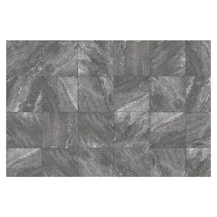 Terrassenfliese Cera 2.0 - 80 x 80 x 2 cm, Moon, Matt - Draufsicht