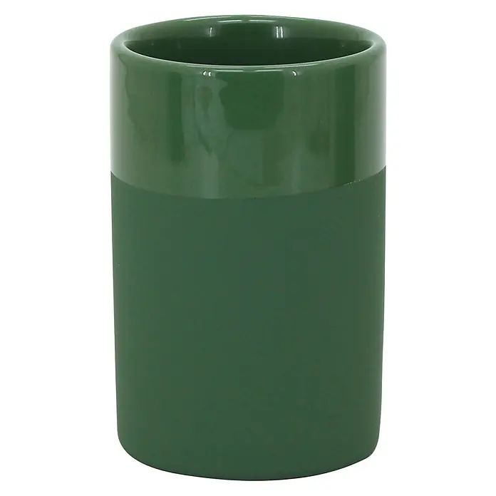Aquasanit Olivia Vaso de encimera - Cerámica, Verde - Vista frontal