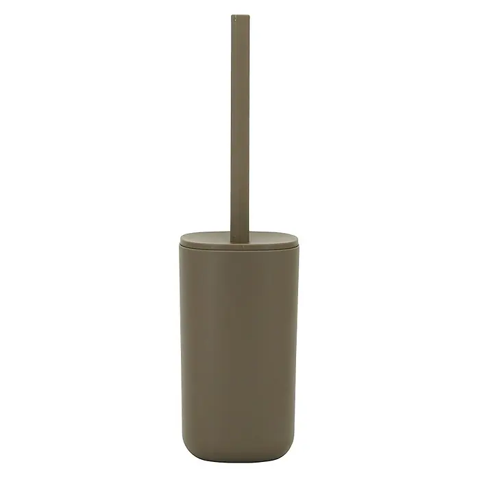 Aquasanit Kubik Escobillero de suelo - Plástico, Beige - Vista frontal