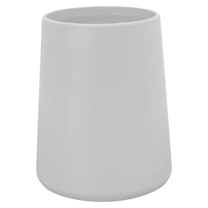 Aquasanit Tower Vaso de encimera - Diámetro: 8 cm, Plástico, Blanco - Vista frontal