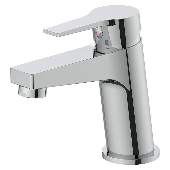 Grifo de lavabo Hellis - Cromo, Brillante - Vista angular