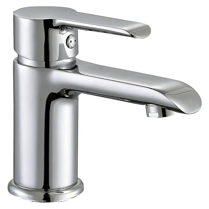 Grifo de lavabo Ariel - Cromo, Brillante - Vista angular