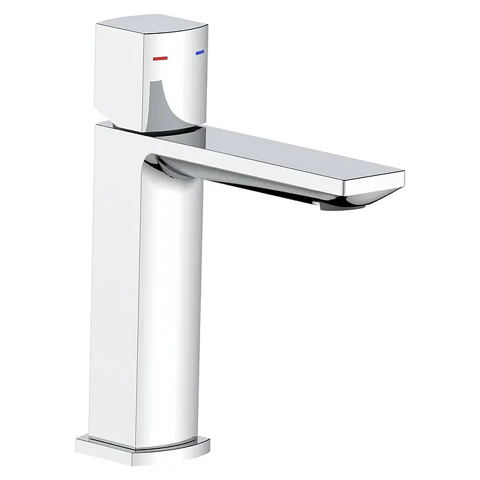 Grifo de lavabo Domus - Cromo, Brillante - Vista angular