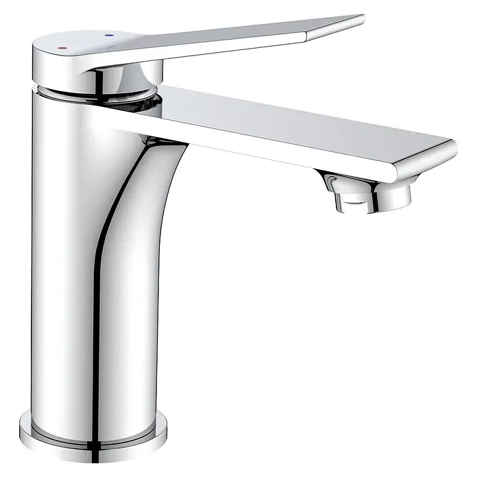 Grifo de lavabo Surf - Cromo, Brillante - Vista angular